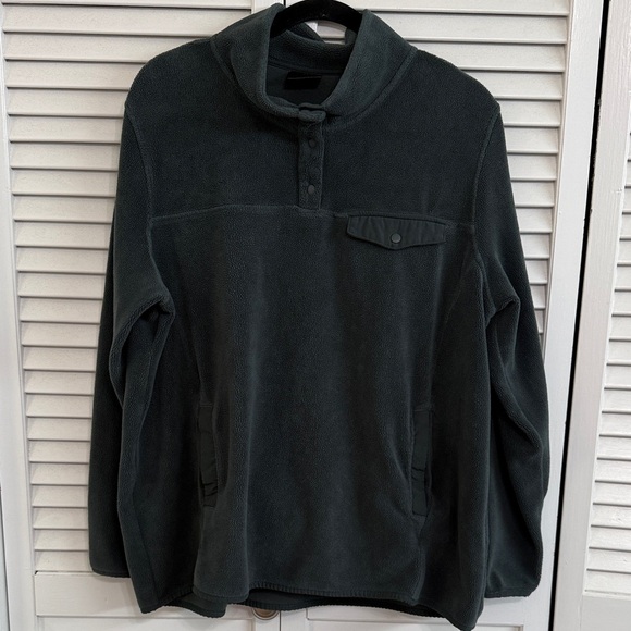 32 Degrees Fleece Pullover in Deep Teal - Picture 3 of 4